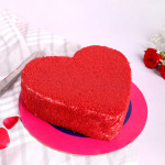 Love Expression Red Velvet Cake