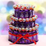 3 Tier Choco Pop Cake