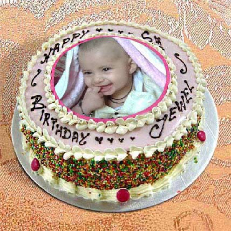 1kg Photo Cake Vanilla