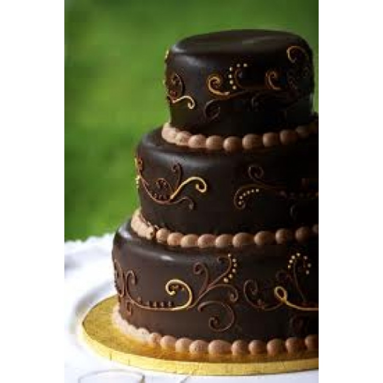 3 tier chocolate tower cake(6 kgs)